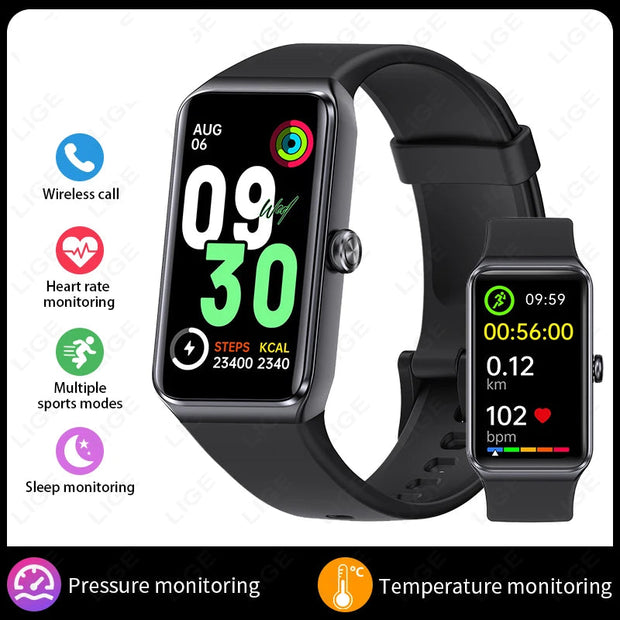 New Waterproof Sports Fitness Tracker Smartwatch