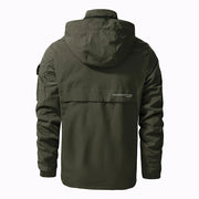 Men Outdoor Jacket New Spring Autumn Hooded Waterproof Casual Jacket Coat Men Tactics Military Jacket Men Plus Size M-8XL