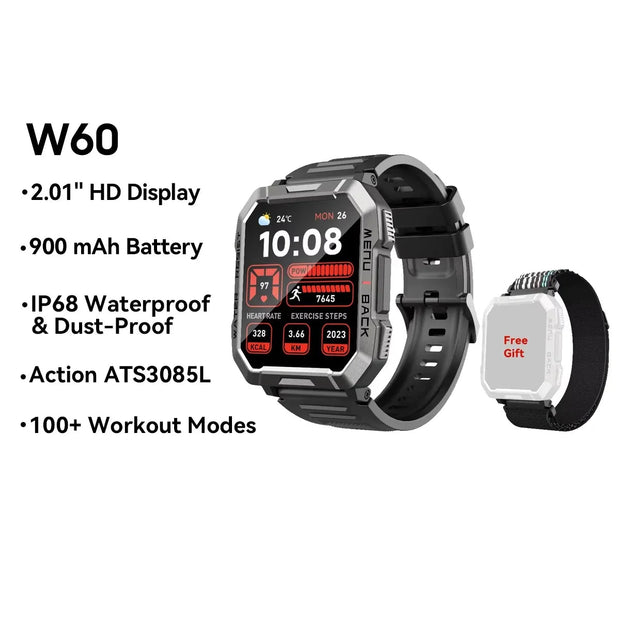 OSCAL Blackview W60 Rugged Smartwatch