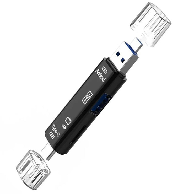 5 in 1 Multifunction Usb 2.0 Type C/Usb /Micro Usb/Tf/SD Adapter