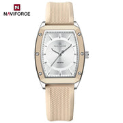 NAVIFORCE NF5049 New Women Watch  Fashion Elegant for Ladies Sports Waterproof Silica Strap Quartz Clock