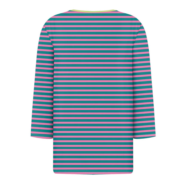 Tops For Women Women'S T Shirt Tee Print Button 3/4 Sleeve Daily Weekend Fashion Basic V Neck Regular Top Ropa De Mujer New