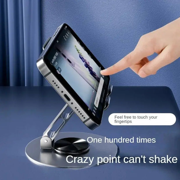 All Metal Aluminum 360 Rotation Mobile Phone Holder