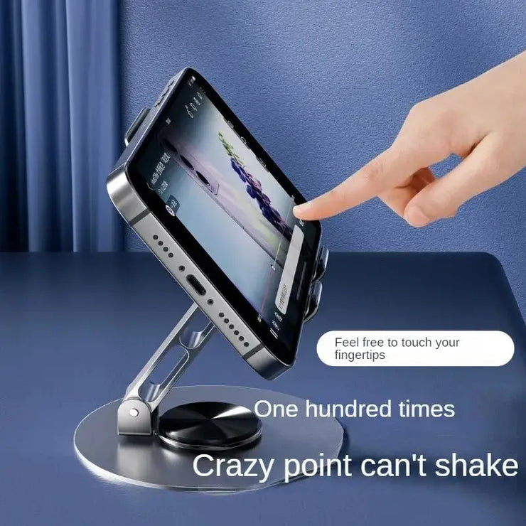 All Metal Aluminum 360 Rotation Mobile Phone Holder