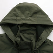 Men Outdoor Jacket New Spring Autumn Hooded Waterproof Casual Jacket Coat Men Tactics Military Jacket Men Plus Size M-8XL