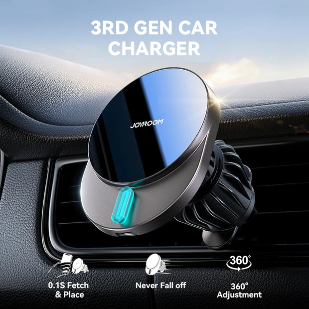 15W Magnetic Phone Holder Mount Charger