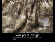 Men Clothing Two Pieces Set 2023 Training Two-piece Sweat-shirt Cargo Pants Man Apparel Heavy Jackets Labor Work Camouflage Suit