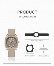 NAVIFORCE Fashion Women's Watch Casual Elegant Simple Polygon Quartz Silicone Watch Gift for Women Wristwatch Relogio Feminino