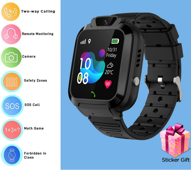 ﻿ 4G Sim Card 2G Internet Kids Smart Watch
