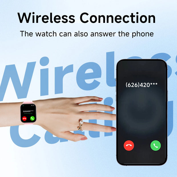 SIMSONLAB 1.83 Inch HD Large Screen Smart Watch