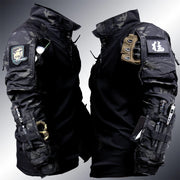 Men's Workwear Suit Outdoor Clothes Long Sleeve Tee Shirt & Trousers Wear-resisting Hunting Clothes Men Camping Suit