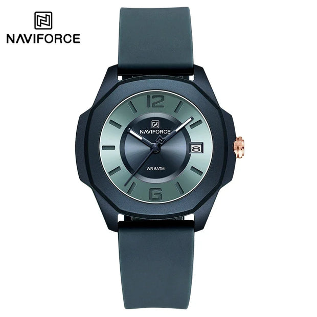NAVIFORCE NF7107 Quartz Calendar Waterproof and Shockproof Watches for Women Clocks