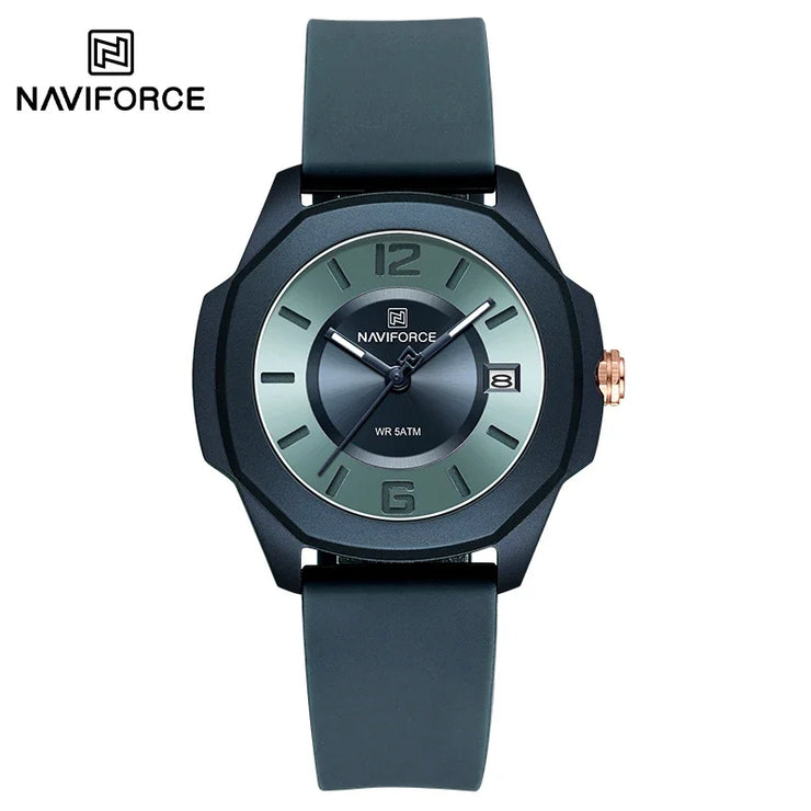 NAVIFORCE NF7107 Quartz Calendar Waterproof and Shockproof Watches for Women Clocks