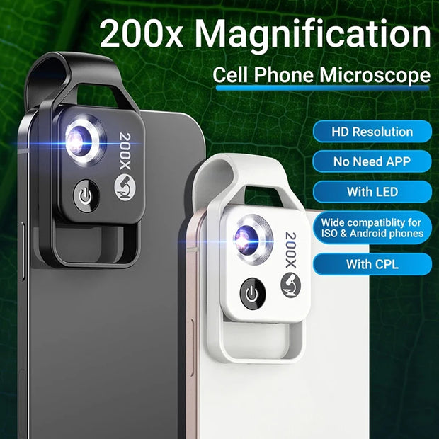 200X Microscope Cell Phone Lens