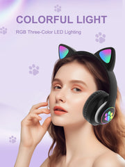 Mic Control LED Stereo Music Phone Bluetooth Headset