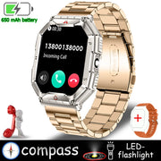 New Rugged Military LED Flashlight Smart Watch