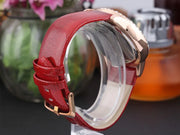 Korean Ladies Watch Colorful Rhinestones Dashi Dial Quartz Watch Casual Leather Ladies Clock Gift Relogio Feminino