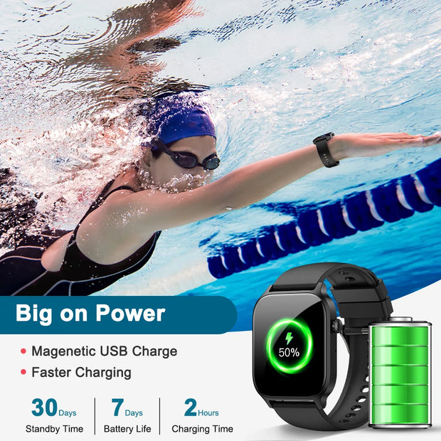 New 1.85 inch Screen Bluetooth Call Watch