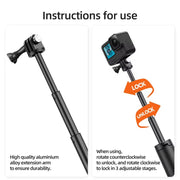 New buoyancy pole extendable selfie stick tripod