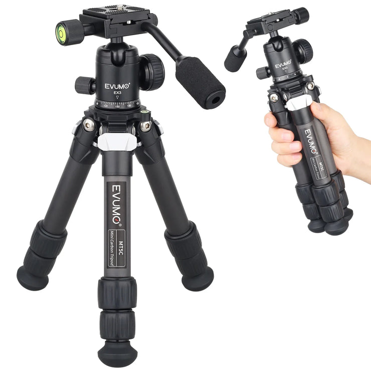 EVUMO Load 10kg MT5C Mini Tabletop Tripod
