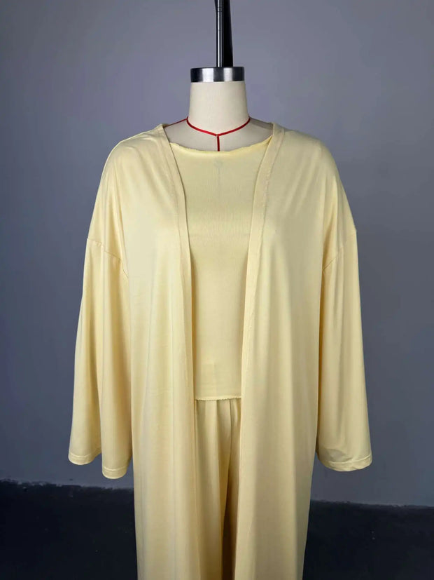 Women's clothing 2025 New summer new casual long cardigan long sleeve top high waist trousers fashion suit for club clothing