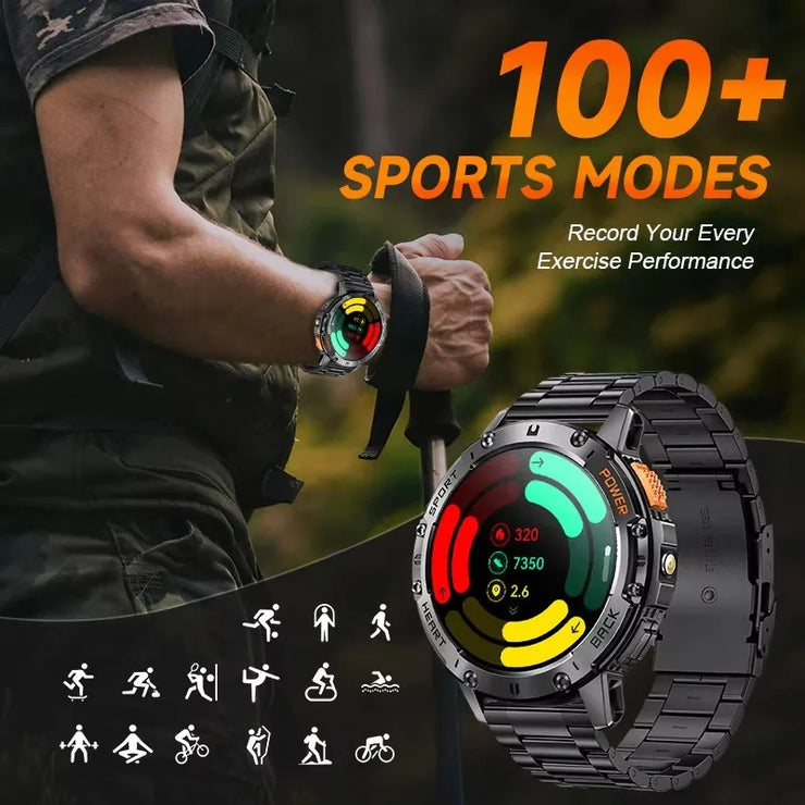 New Military Outdoor Sport Smart Watch