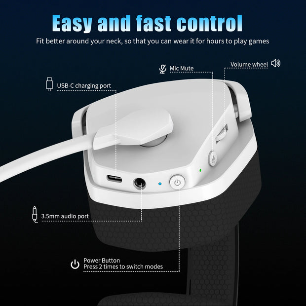 NUBWO G06 Dual Wireless Gaming Headset