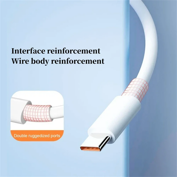 10A 120W USB Type C Cable Fast Charging