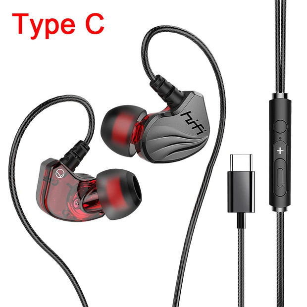 HIFI 6D Surround Bass in-Ear Wired Headphones