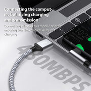 6A USB C Elbow Fast Charge Cable