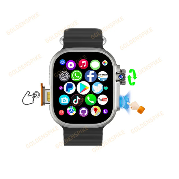 DW100 Pro Android 4G Smartwatch