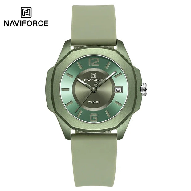 NAVIFORCE NF7107 Quartz Calendar Waterproof and Shockproof Watches for Women Clocks