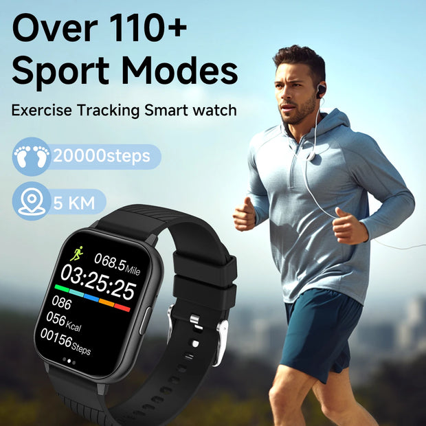 SIMSONLAB 1.83 Inch HD Large Screen Smart Watch