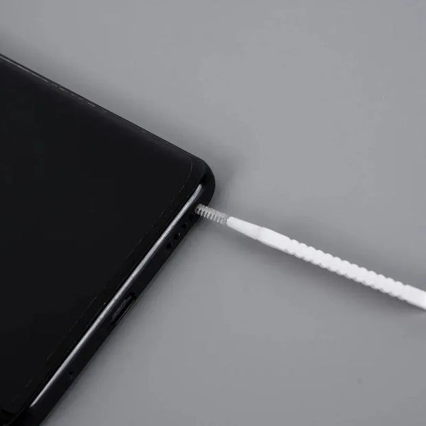 Cell Phone Charging Port Dust Plug Cleaning Brush