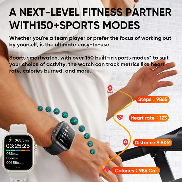 New Bluetooth Call GPS Track Waterproof Smart Watch