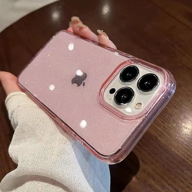 New Luxury Bling Glitter Clear Phone Case