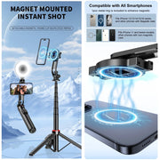 New Magnetic Selfie Stick Tripod Stand