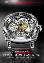 Authentic Brand Carved Watches Fully Automatic men watches Hollowed Fashion Mechanical Watches luxury MAN WATCH Reloj Hombre