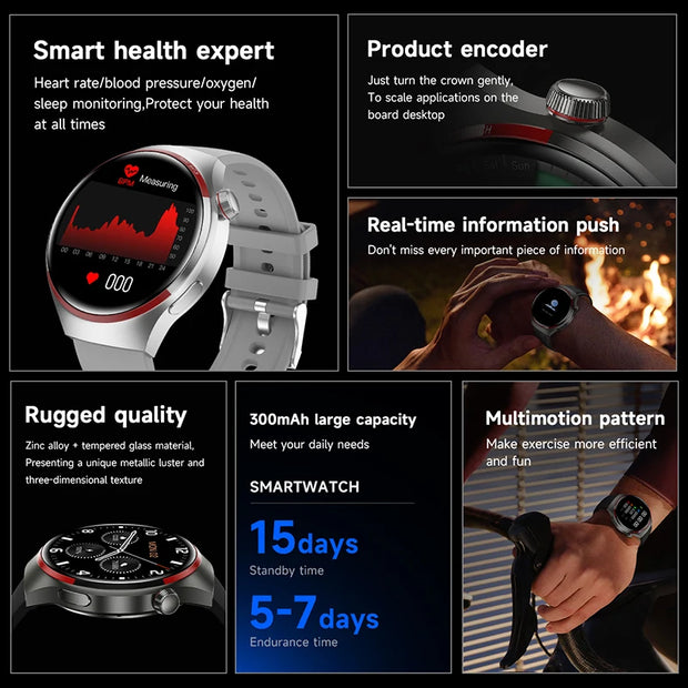 Men Space Exploration Edition Bluetooth SmartWatch