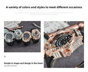 2025 New, Quartz Watch, Square Watch Fashion Business Large Dial Men's Watch