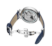New Fashion Hollow Automatic Mechanical Watches Men Business Casual Leather Skeleton Tourbillon Wrist Watch Relogio Masculino
