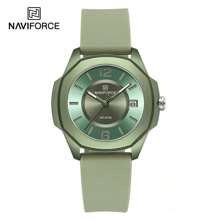 NAVIFORCE NF7107 Quartz Calendar Waterproof and Shockproof Watches for Women Clocks