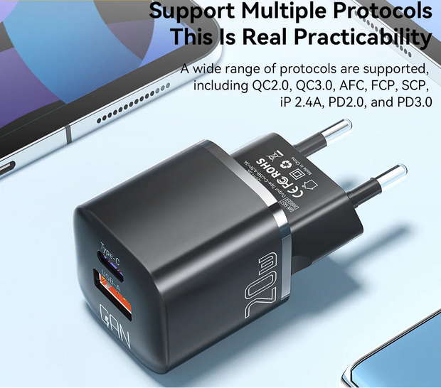 20W GaN USB Type C Charger