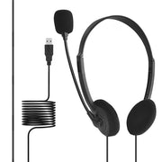 New USB Wired Computer Headset