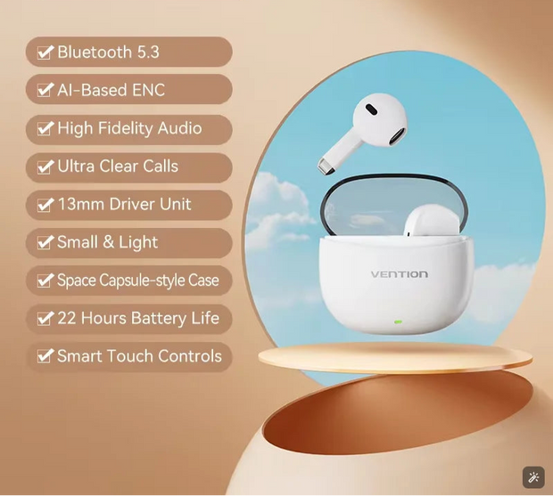 New Bluetooth 5.3 Wireless Earphones