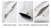 Men Outdoor Hiking Camp Waterproof Windproof Outerwear Spring Fall Lightweight Tops Fashion Casual Daily Coat Hooded Rain Jacket