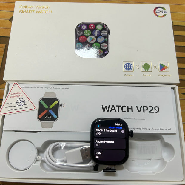 VP29 4G 5G Android 10.0 Cellular Version Watch