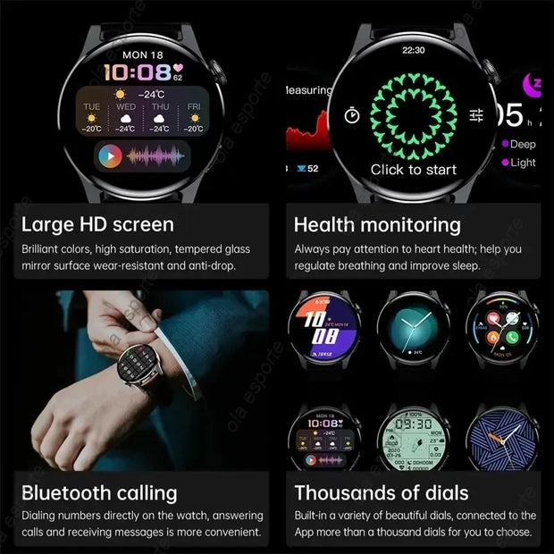 New Music Player Bluetooth Call Waterproof Smartwatch
