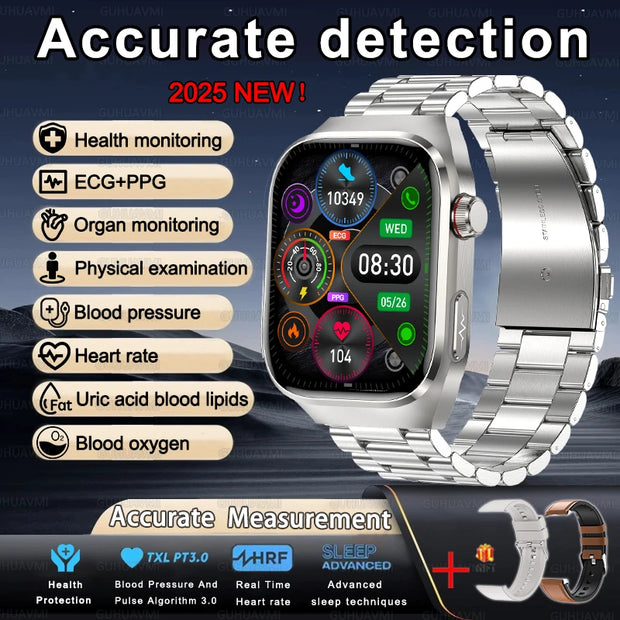 2025 New Uric Acid Blood Fat Smart Watch