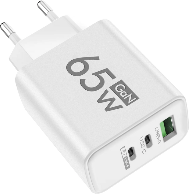 PD 65W USB C Charger GaN Charger